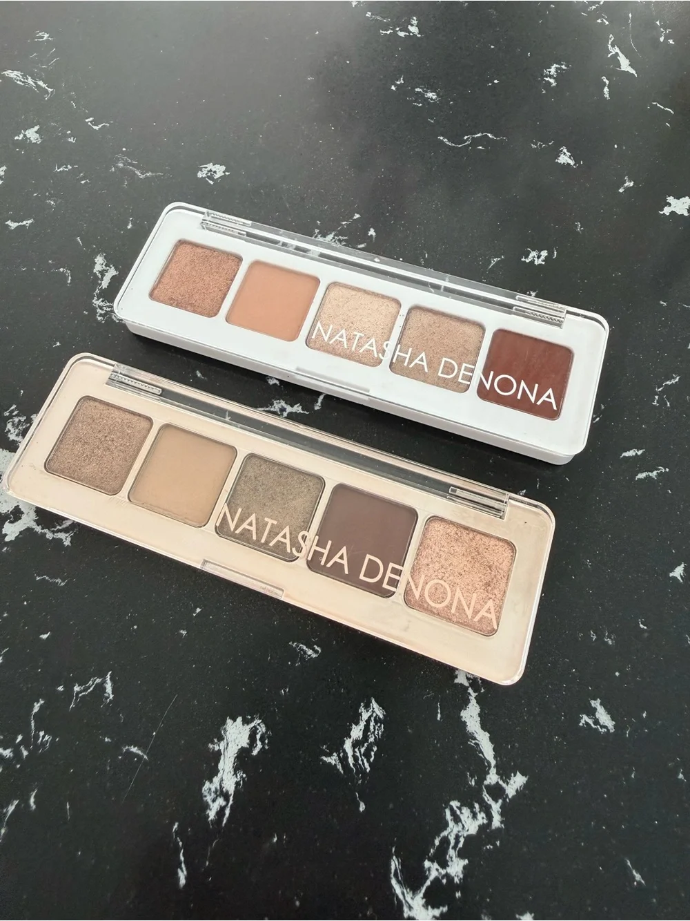 Natasha Denona Eyeshadow Duo - mini nude, and mini glam